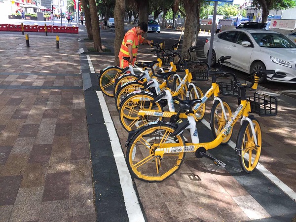 福保街道2021年街邊單車(chē)規整擺放服務(wù)項目