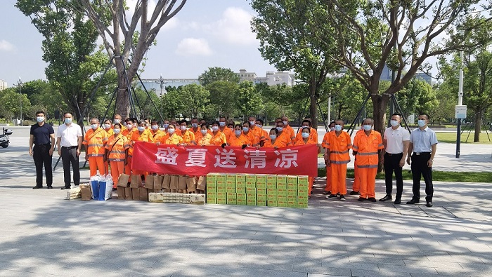 情系一線(xiàn)員工 | 炎炎夏日送清涼